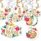Big Dot of Happiness Last Luau - Tropical Bachelorette Party and Bridal Shower Hanging Decor - Party Decoration Swirls - Set of 40